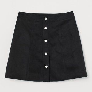 H&M A-line Suede Skirt | 2